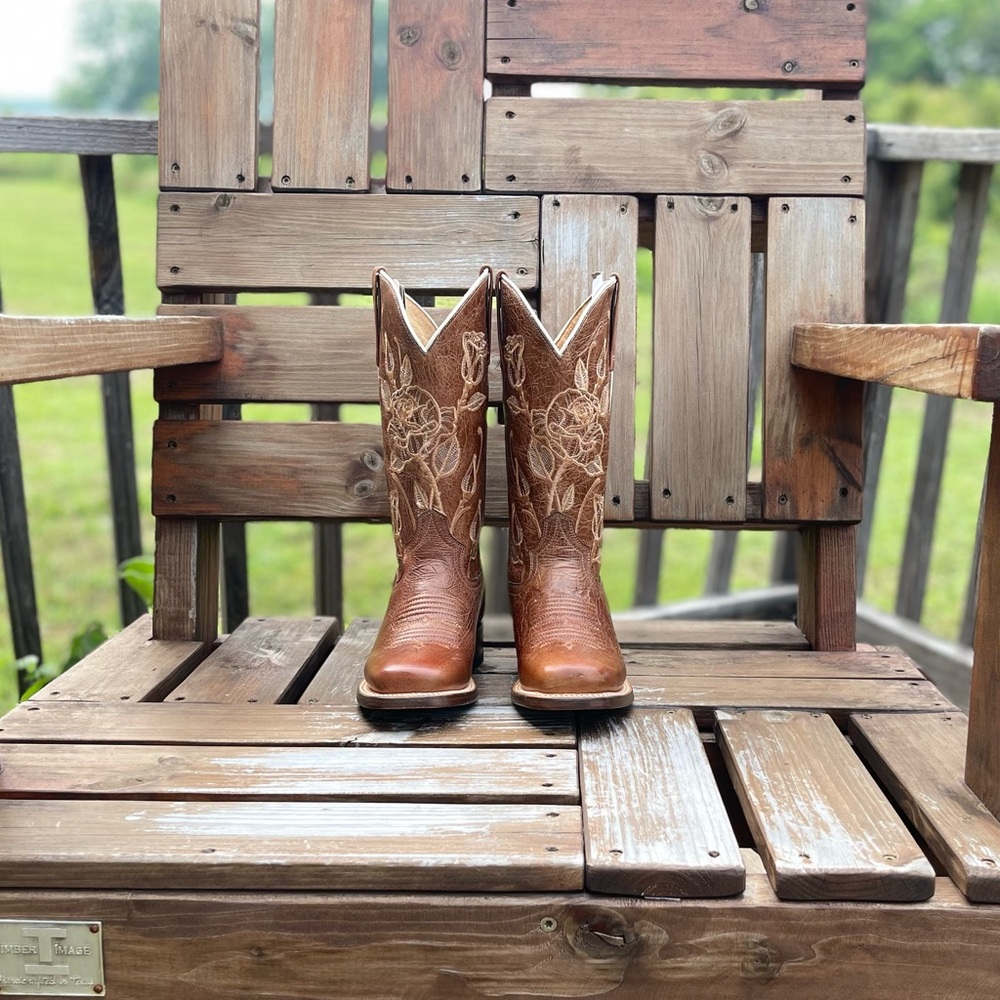Roper Desert Rose Steppin out Western Boot - Picture 3 of 5